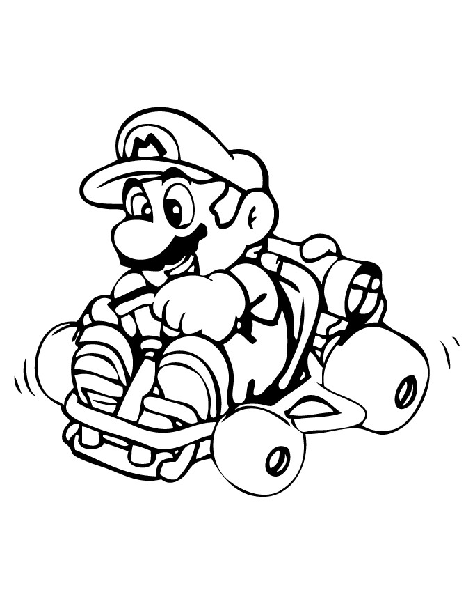 Mario Coloring Pages Printable
 Mario Kart Coloring Pages Best Coloring Pages For Kids