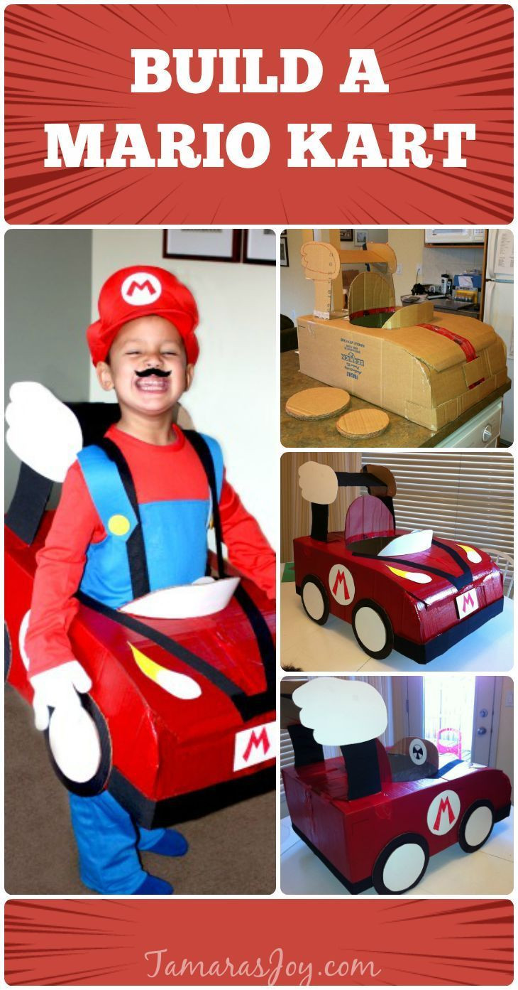 Mario Kart Costumes DIY
 Make a Mario Kart Halloween Costume