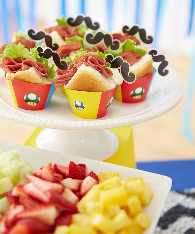 Mario Party Food Ideas
 Super Mario Party Ideas