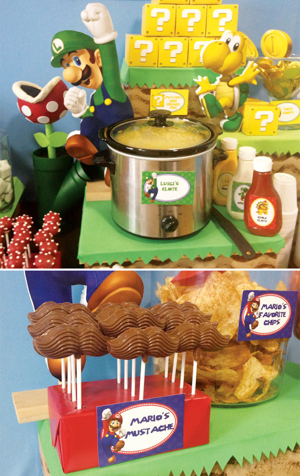 Mario Party Food Ideas
 Super Mario Bros Party Ideas Hostess with the Mostess