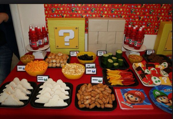 Mario Party Food Ideas
 Mario party food table in 2020