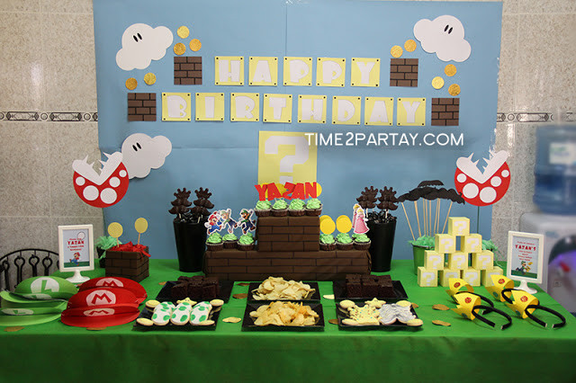 Mario Themed Birthday Party Ideas
 Super Mario Themed Birthday Party