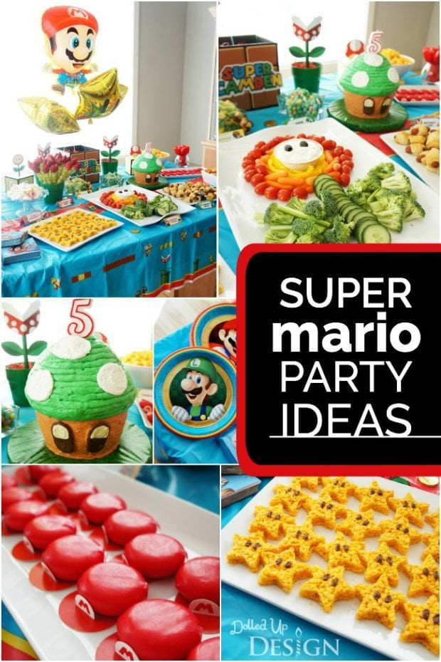 Mario Themed Birthday Party Ideas
 21 Super Mario Brothers Party Ideas and Supplies
