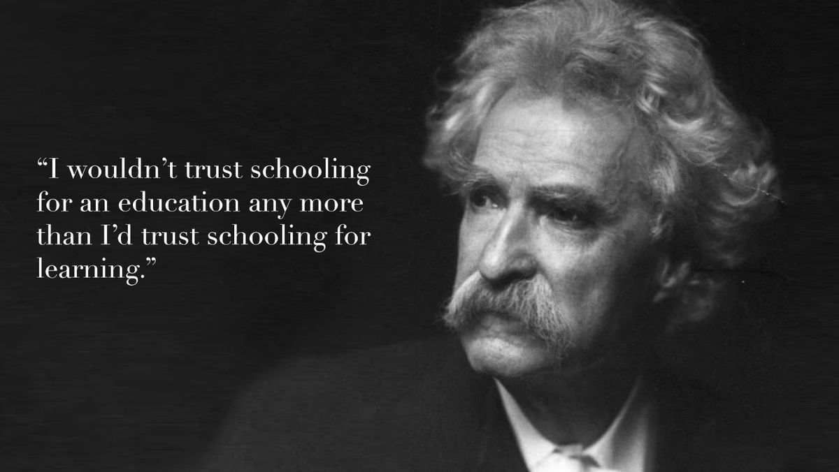 Mark Twain Education Quote
 Mark Twain Quotes We Need Fun