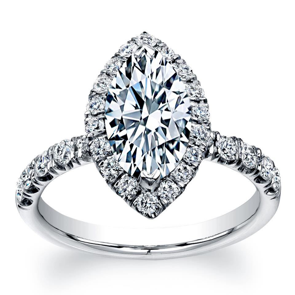 Marquise Cut Wedding Rings
 3 00 CARAT MARQUISE CUT DIAMOND HALO ENGAGEMENT RING