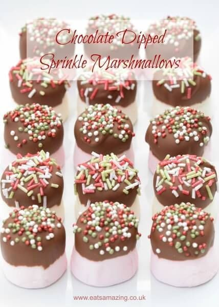 Marshmallow Recipes For Kids
 Chocolate Dipped Marshmallows Recipe