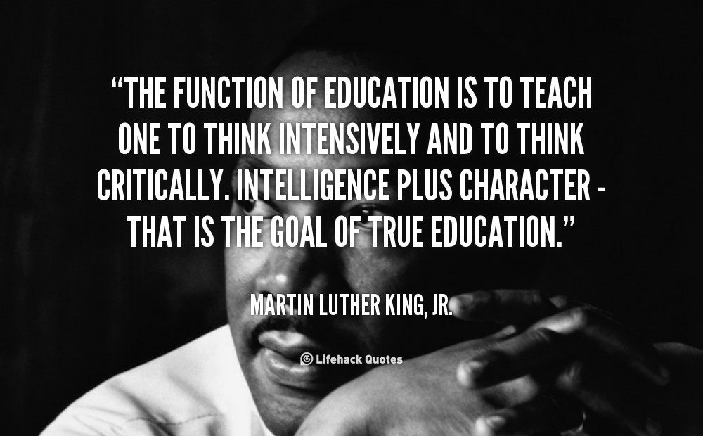 Martin Luther King Jr Quotes On Education
 Martin Luther King Jr Quotes Education QuotesGram