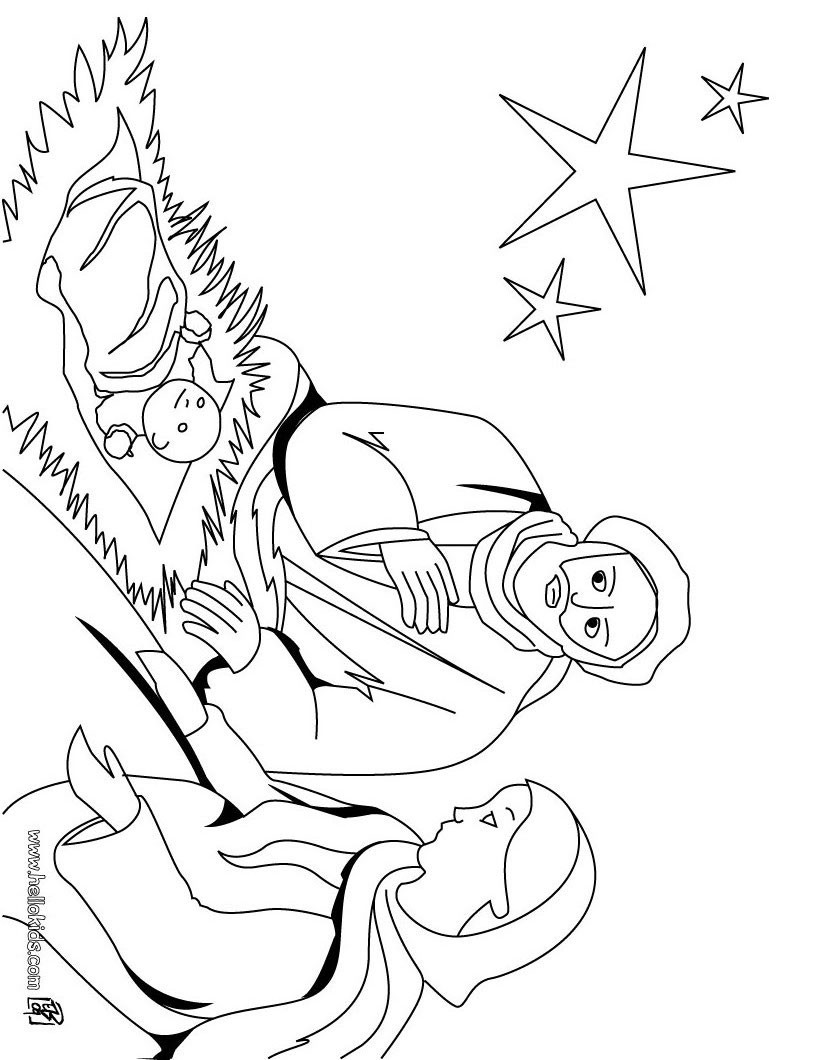 Mary And Baby Jesus Coloring Page
 Words of Wisdom Bible "Mewarnai Gambar Yesus"