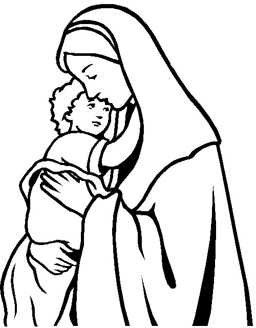 Mary And Baby Jesus Coloring Page
 Nice Wallpapers September 2010