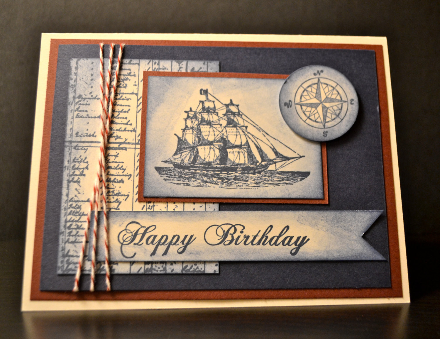 Masculine Birthday Cards
 Stampin Up Handmade Card Masculine Birthday Card Nautical