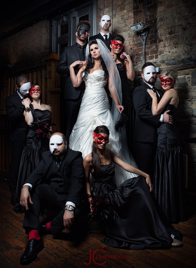 Masquerade Wedding Theme
 Fun Halloween Wedding Ideas The SnapKnot Blog