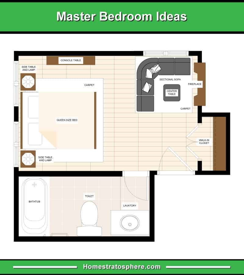 Master Bedroom Suite Floor Plans
 13 Master Bedroom Floor Plans puter Layout Drawings