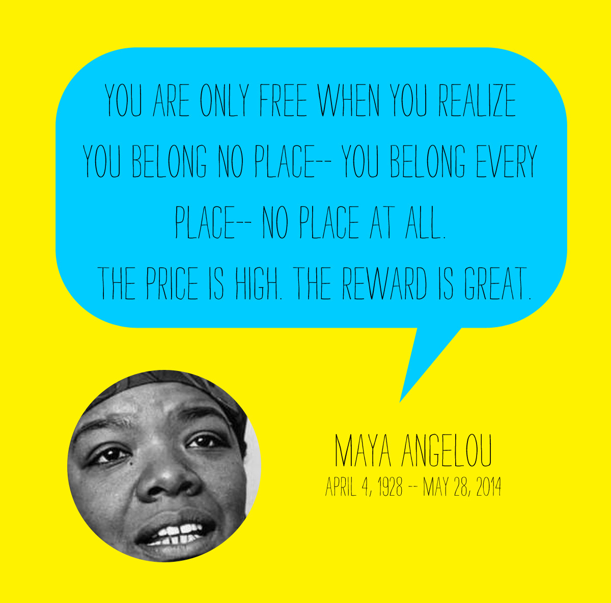 maya angelou quotes for graduation