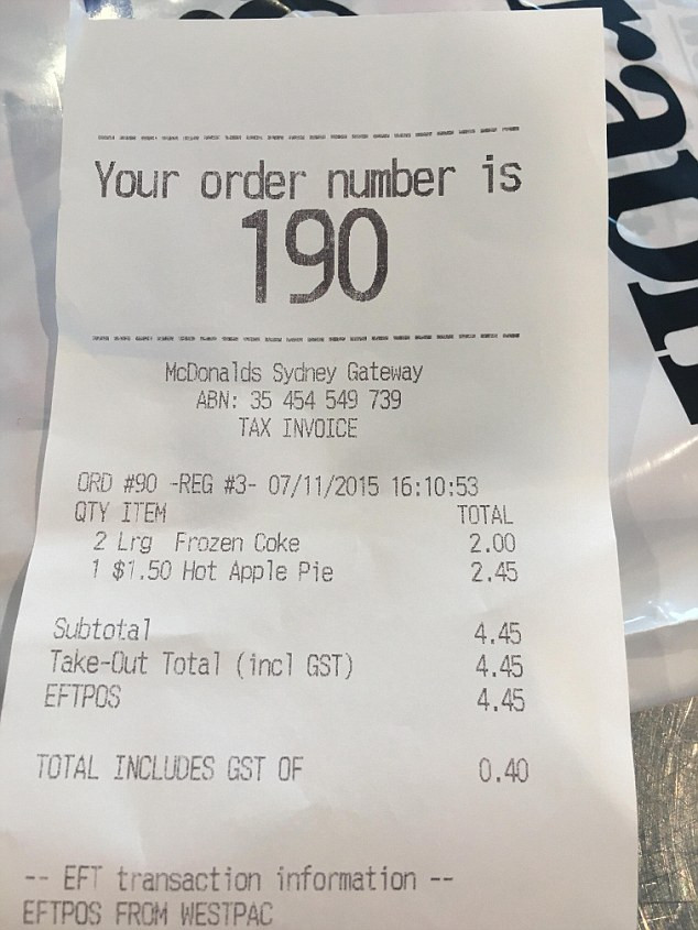 Mcdonalds Apple Pie Price
 McDonald s customer confused after $1 50 apple pie cost