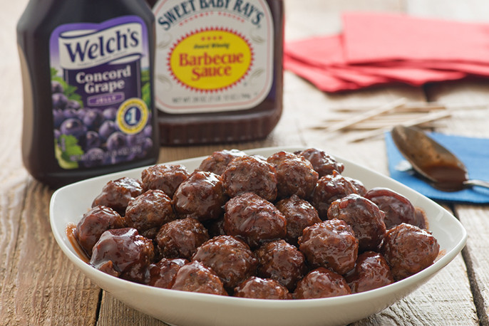Meatballs With Jelly And Bbq Sauce
 Recipes