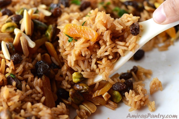 Mediterranean Rice Pilaf
 Mediterranean Rice Pilaf With Nuts And Dried Fruit