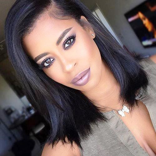 Medium Dark Hairstyle
 21 Stunning Medium Hairstyles for Black Women to Look Classy