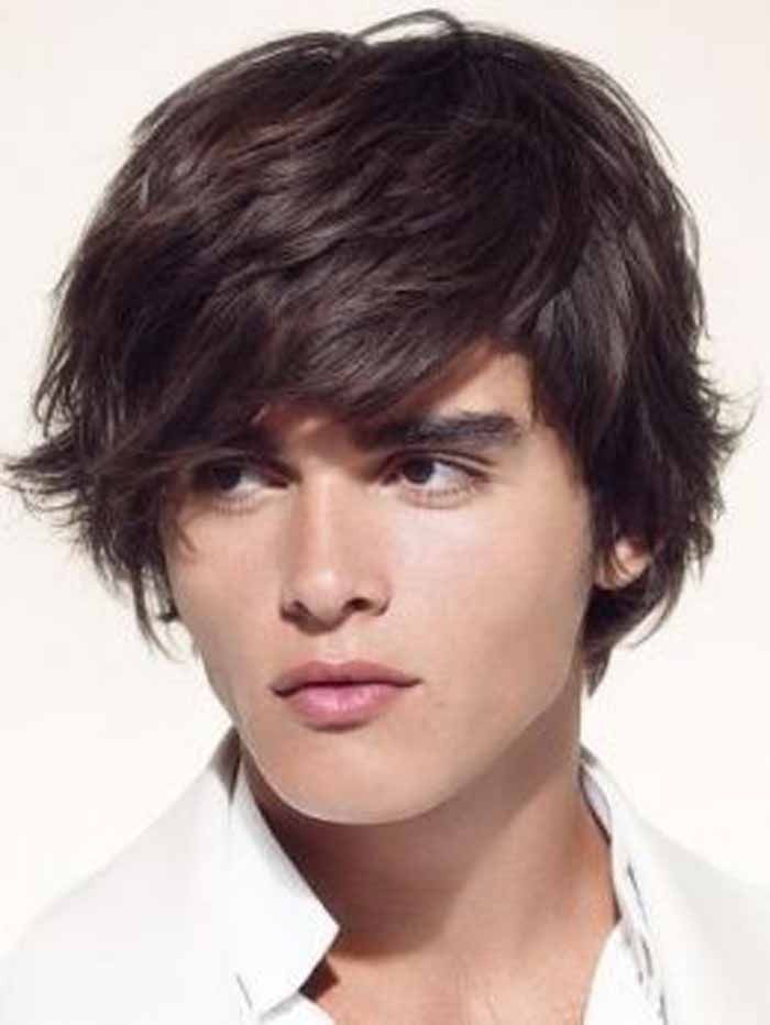 Medium Length Hairstyles For Boys
 51 best Teenage Boy Haircuts images on Pinterest