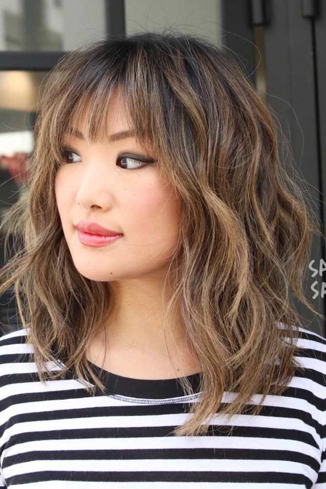 Medium To Long Hairstyles With Bangs
 36 Ideas for Medium Length Hairstyles with Bangs