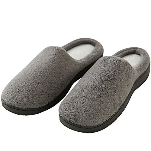 Mens Bedroom Shoes
 Duckmole House Slippers For Men Mens Memory Foam Coral