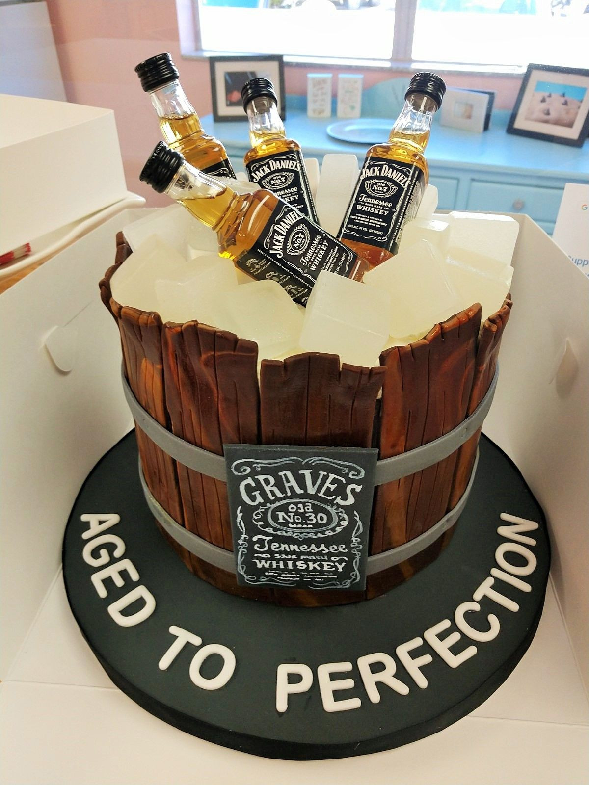 Mens Birthday Cake Decorating
 jack daniels cake 30th birthday cake