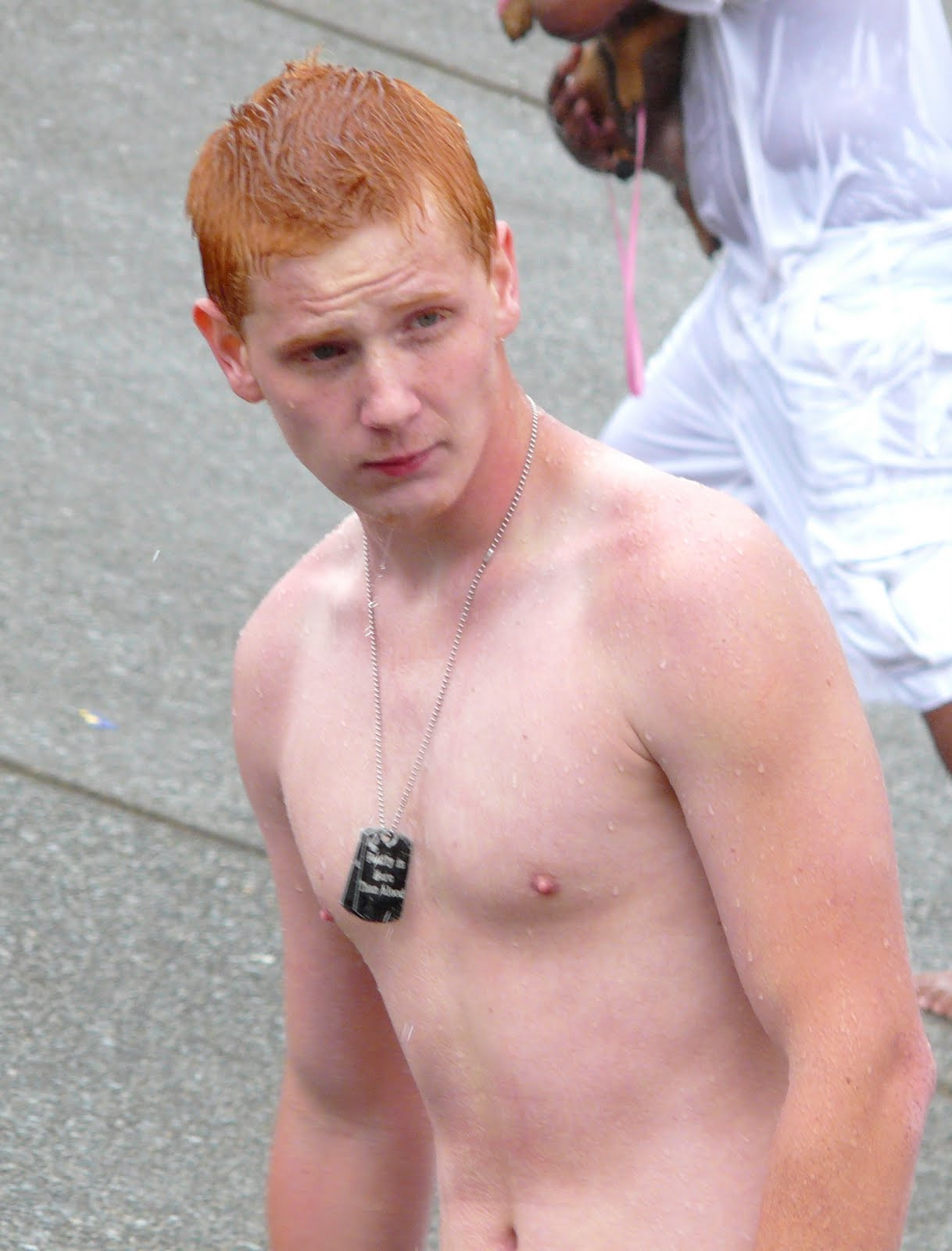 Mens Pubic Hairstyle
 Red Headed Men Shirtless Freckled Gingers