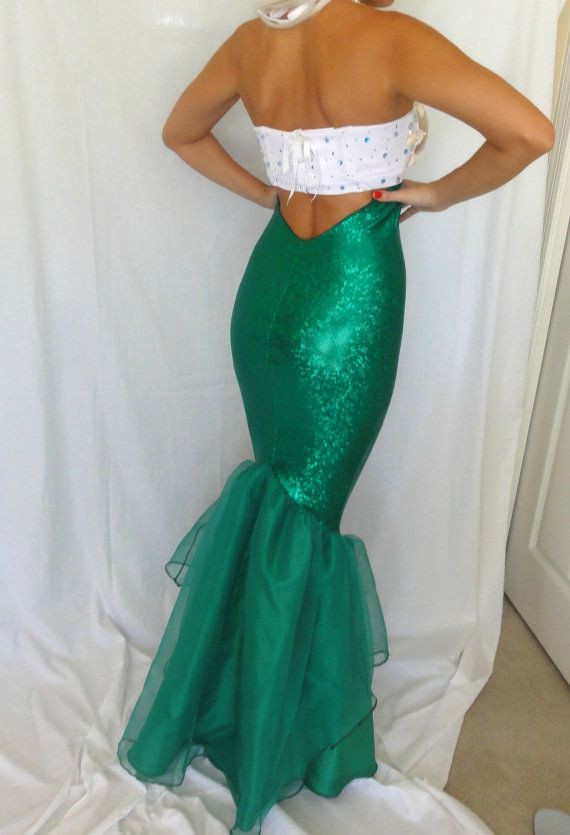 Mermaid Costume DIY
 I like that this is less revealing The tail is super cute