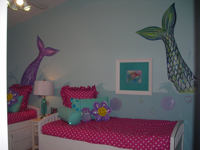 Mermaid Decor For Kids Room
 Room Baby Dazzle Girl s Mermaid Room