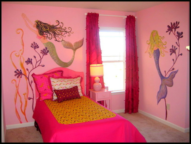 Mermaid Decor For Kids Room
 Mermaid Girl s Room Eclectic Kids atlanta by