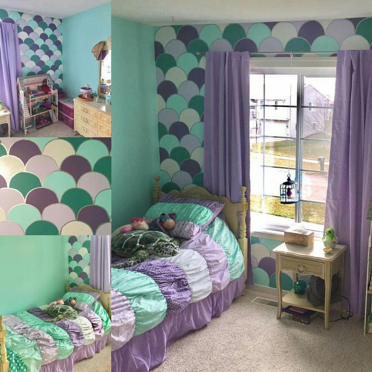 Mermaid Decor For Kids Room
 Get inspired to create an unique bedroom for little girls