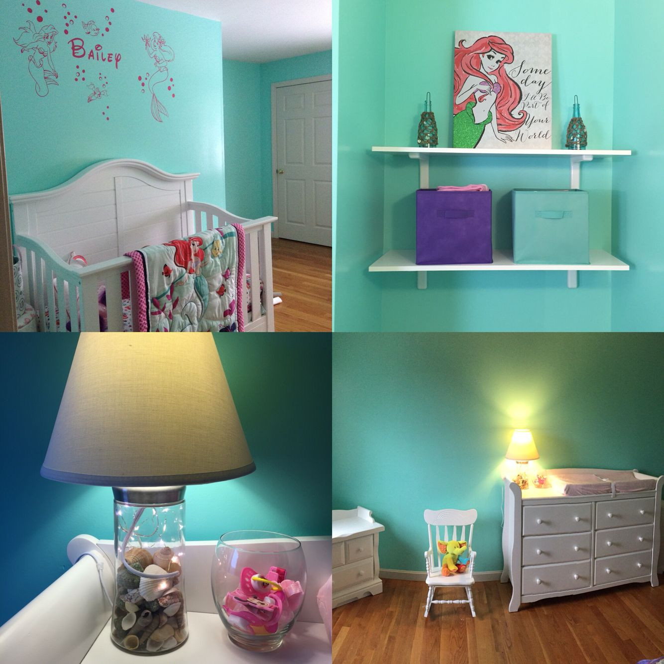 Mermaid Decor For Kids Room
 Little mermaid nursery … Mermaid Birthday