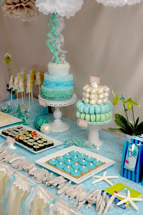 Mermaid Ideas For Party
 Kara s Party Ideas Mermaid Themed Birthday Party