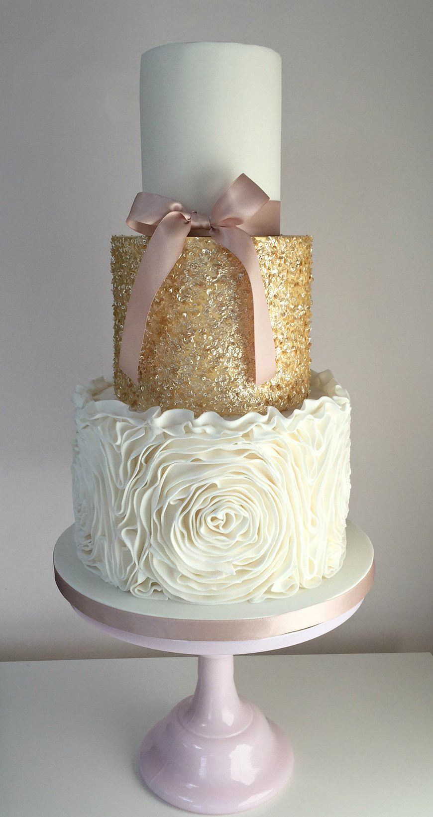 Metallic Wedding Cakes
 Gold Wedding Cakes Wedding Ideas By Colour