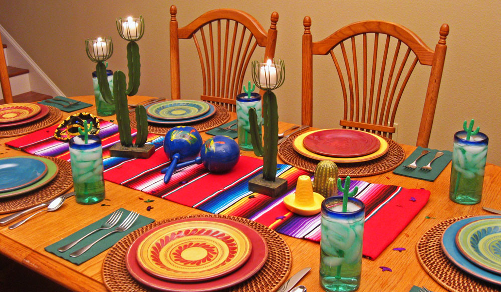 Mexican Dinner Party
 Mexican Centerpiece & Dinner Party Decorations