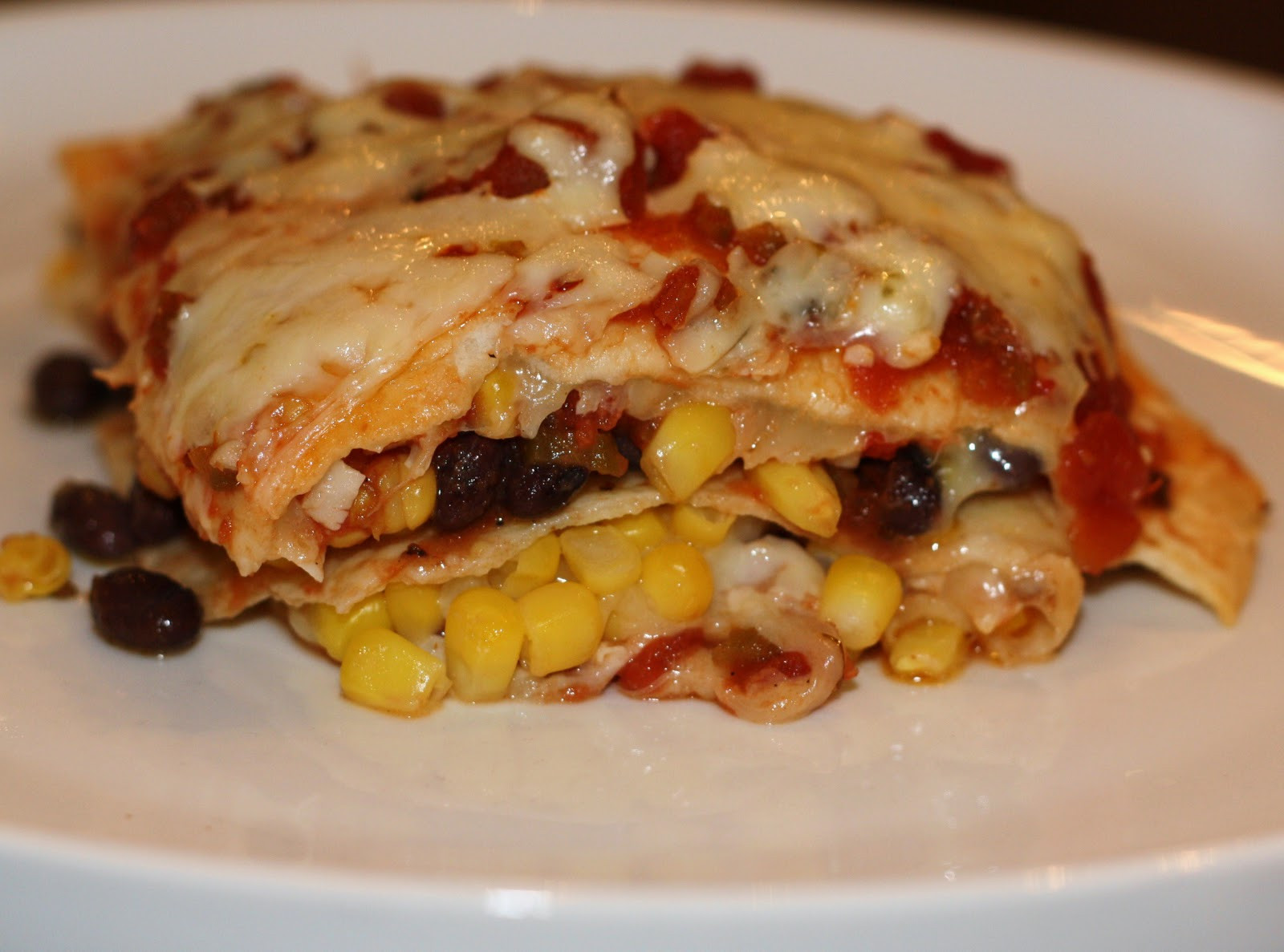 Mexican Lasagna With Corn Tortillas
 what s for dinner Mexican lasagna 45 minutes