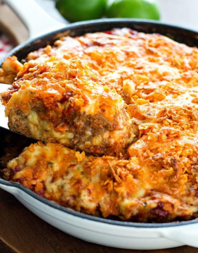 Mexican Meatloaf Recipe
 Cheese Stuffed Mexican Meatloaf Recipe