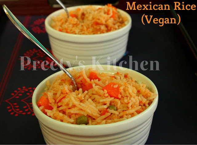 Mexican Rice Food Network
 Preety s Kitchen Mexican Rice Recipe Vegan Step By