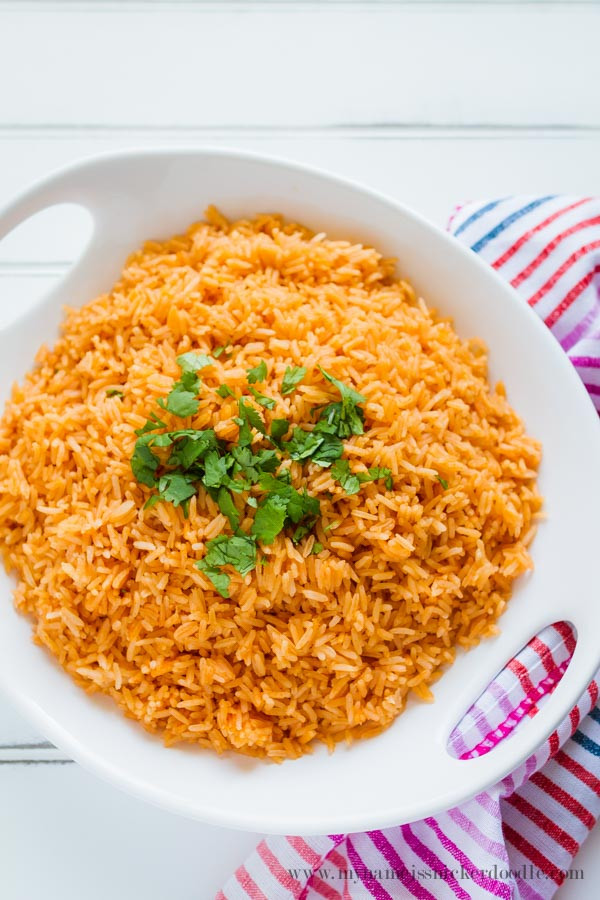 Mexican Rice Ingredients
 My Name Is Snickerdoodle Super Easy Mexican Rice Recipe