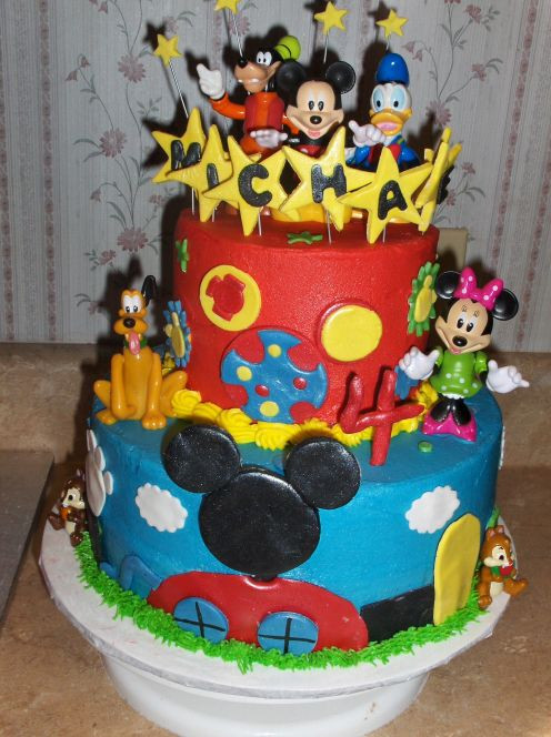 Mickey Mouse Birthday Cake Decorations
 Birthday and Party Cakes Mickey Mouse Birthday Cake Ideas