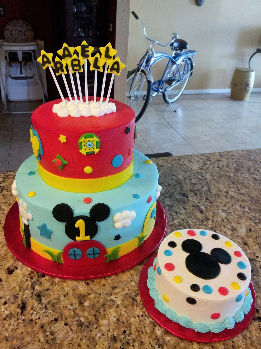 Mickey Mouse Birthday Cake Decorations
 Mickey Mouse Clubhouse Cake CakeCentral