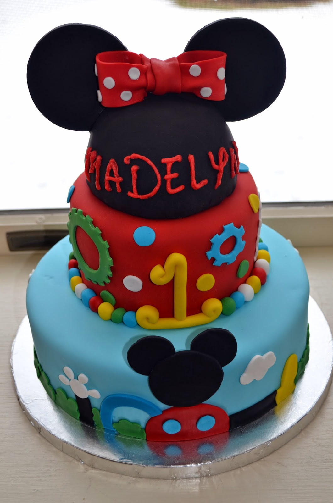 Mickey Mouse Birthday Cake Decorations
 Flavors by Four Mickey Mouse Clubhouse Birthday Party Ideas