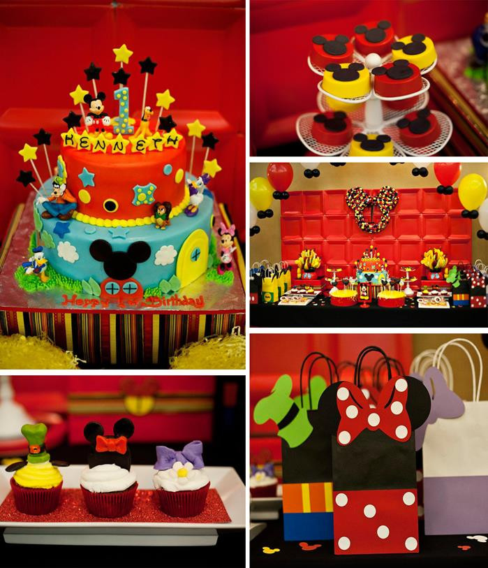 Mickey Mouse Clubhouse 1st Birthday Party
 Kara s Party Ideas Mickey and Friends Birthday Party