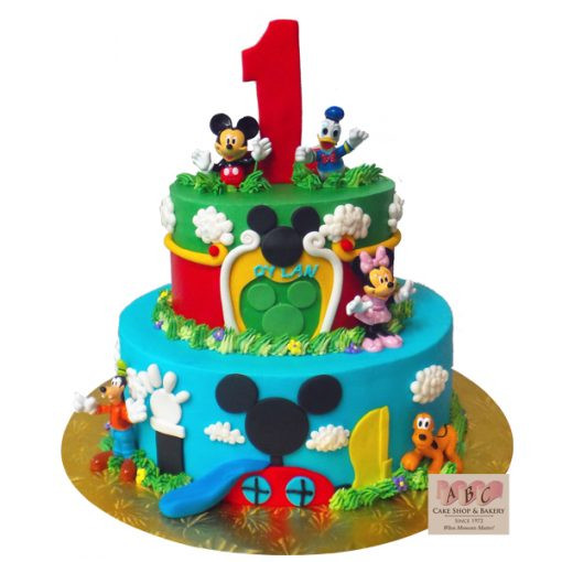 Mickey Mouse Clubhouse 1st Birthday Party
 2299 2 Tier Mickey Mouse Clubhouse 1st Birthday ABC