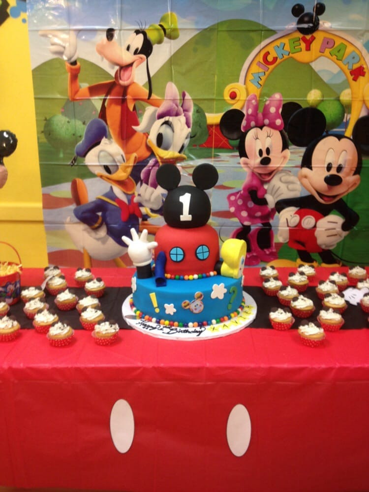 Mickey Mouse Clubhouse 1st Birthday Party
 Cake 1 2015 My son s amazing 1st birthday cake Mickey