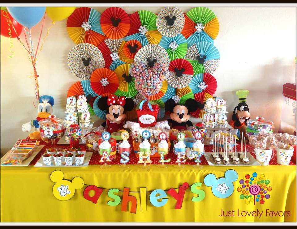 Mickey Mouse Clubhouse 1st Birthday Party Supplies
 Mickey Mouse Clubhouse Party Birthday "Ashley s 1st