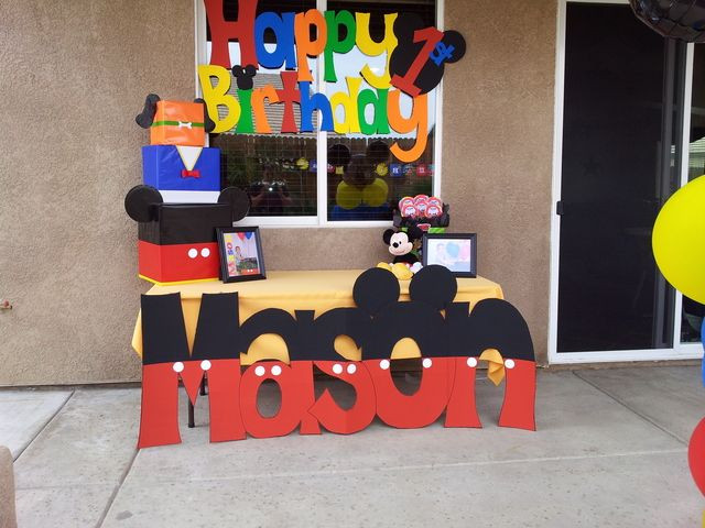 Mickey Mouse Clubhouse 1st Birthday Party Supplies
 9 of 34 Mickey Mouse Clubhouse Birthday "Mason s