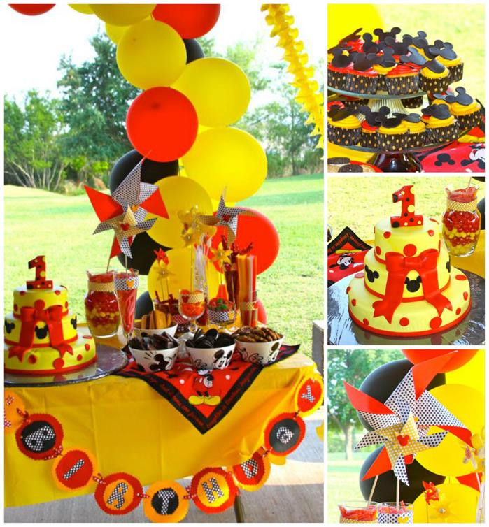 Mickey Mouse Clubhouse 1st Birthday Party Supplies
 Kara s Party Ideas Mickey Mouse Party Planning Ideas