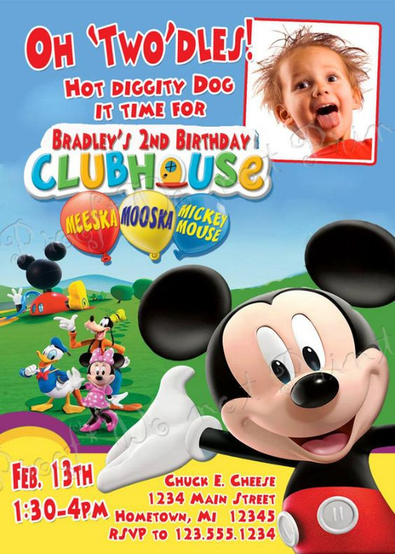 Mickey Mouse Clubhouse Birthday Invitations Personalized
 Exclusive Mickey Mouse Clubhouse Birthday Invitations