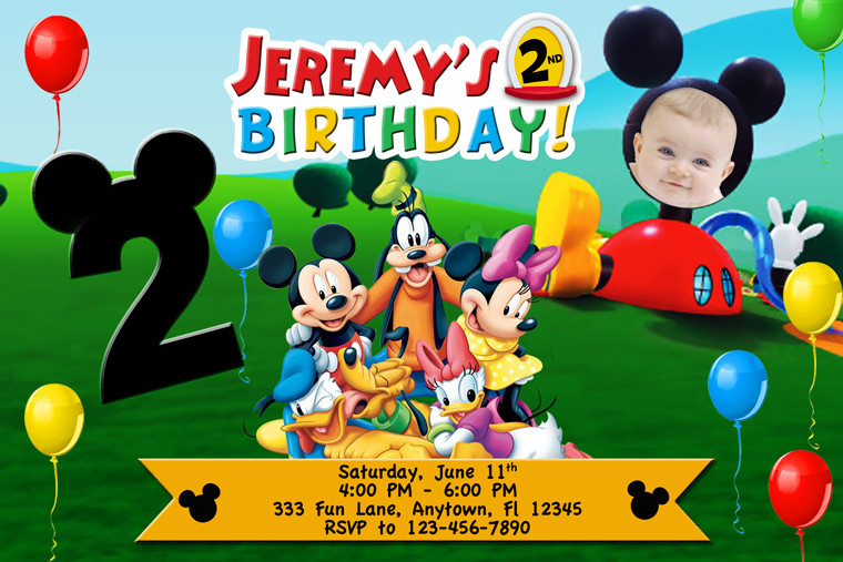 Mickey Mouse Clubhouse Birthday Invitations Personalized
 Mickey Mouse Clubhouse Birthday Invitations To Make Fun Party