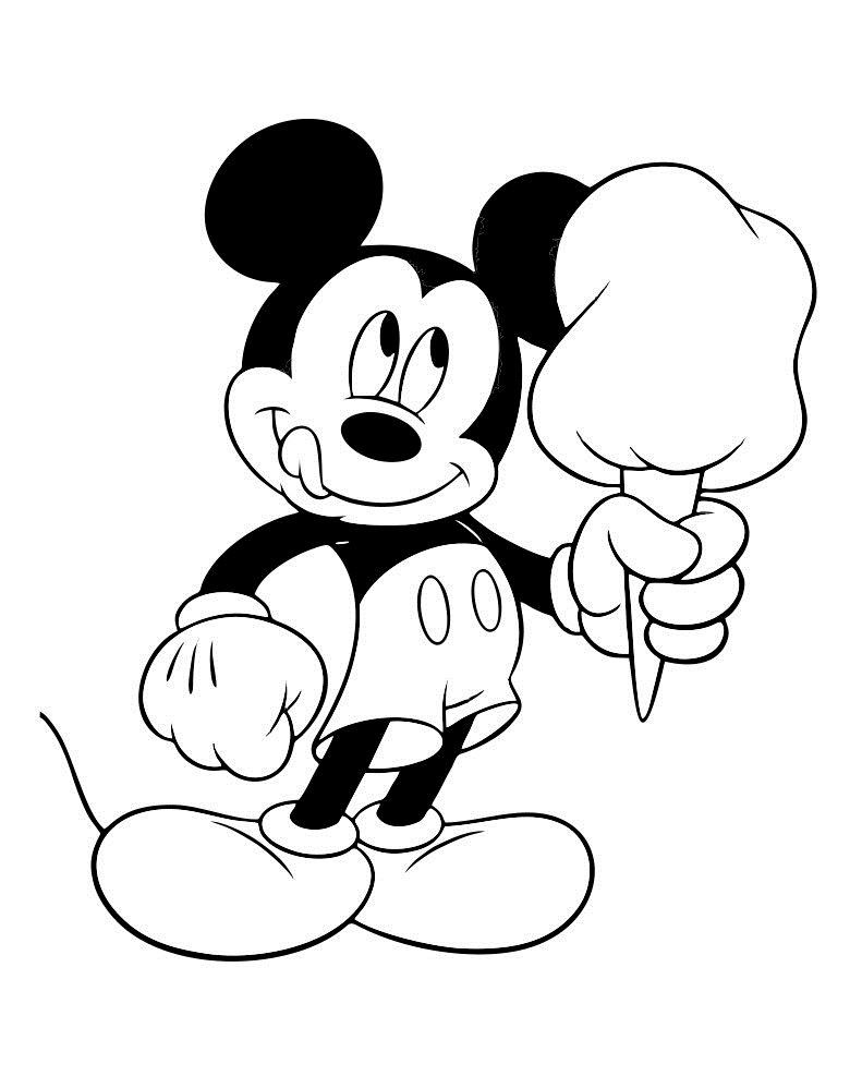 Mickey Mouse Coloring Pages For Toddlers
 Free Printable Mickey Mouse Coloring Pages For Kids